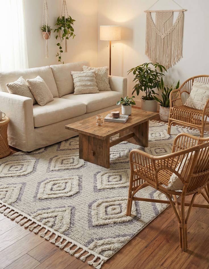 Detail image of 5' 3 x 8' Cherokee Rug