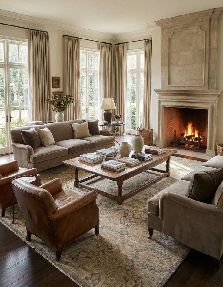 Detail image of  8' 10 x 12' 2 Ziegler Wool Rug