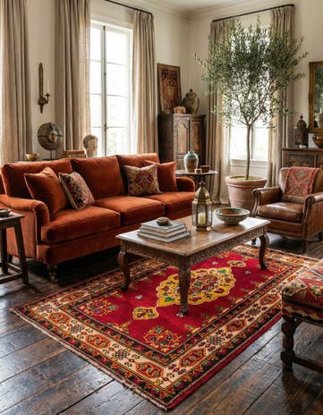 3' 5 x 6' Hand Knotted Anatolian Wool Rug