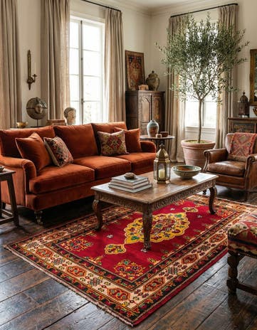 3' 5 x 6' Hand Knotted Anatolian Wool Rug