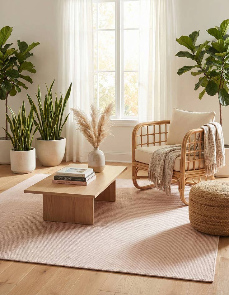 Detail image of 7' 10 x 7' 10 Easy-Clean Jill Zarin Palm Springs Indoor / Outdoor Square Rug