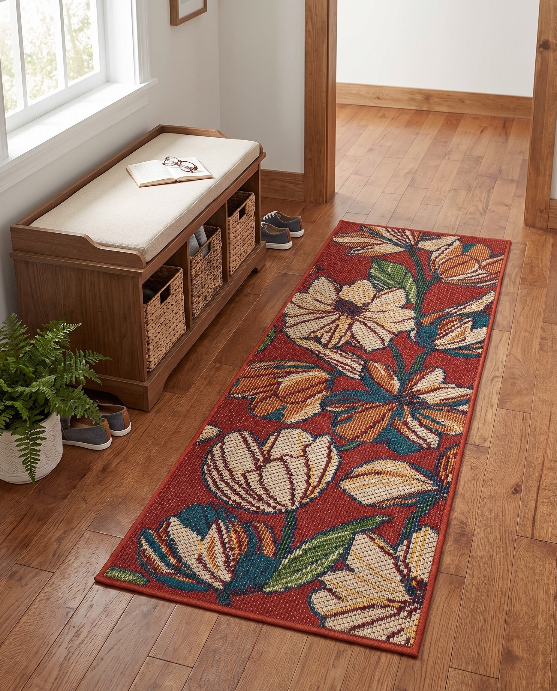 2' x 5' Easy-Clean Baja Indoor / Outdoor Runner Rug