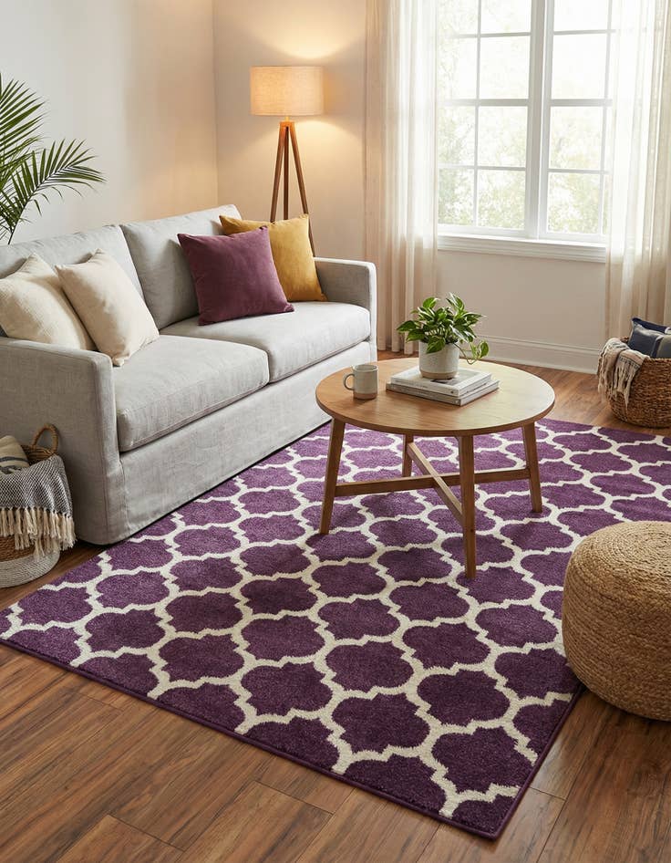 Detail image of  4' x 6' Lattice Rug