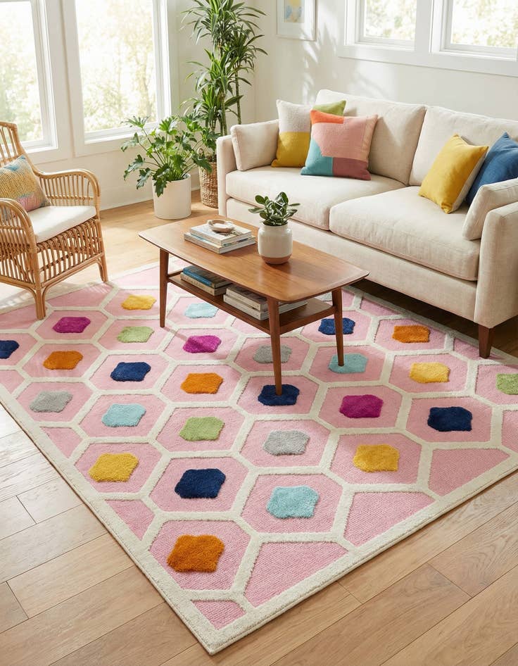Detail image of 6' x 9' Easy-Clean Aruba Indoor / Outdoor Rug