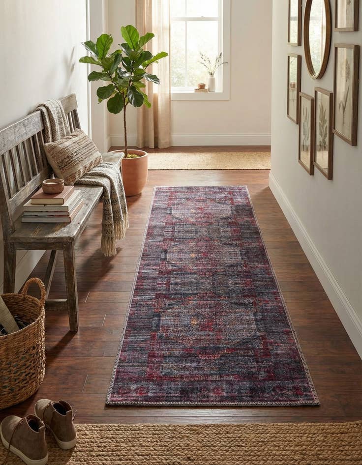 Detail image of 2' x 7' 10  Washable Mangata Runner Rug