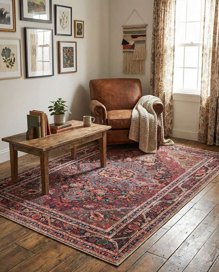 4' x 6' Washable Timeless Rug