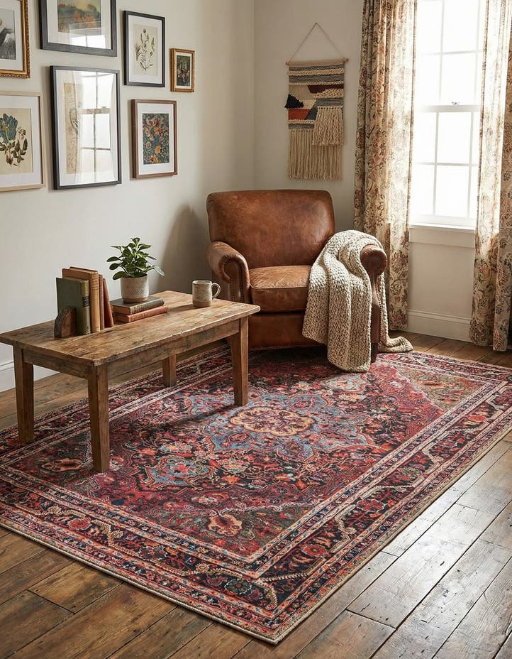4' x 6' Washable Timeless Rug