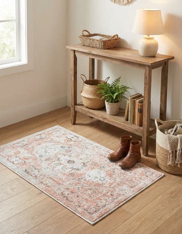 Rose Pink Madeline Vintage Rug