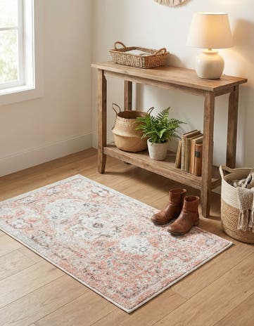 Rose Pink Madeline Vintage Rug