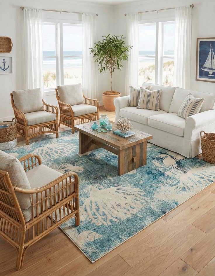 Detail image of  9' x 12' 2  Washable Amalfi Rug