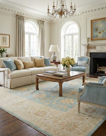 13' x 13' 1 Kaizar Wool Square Rug
