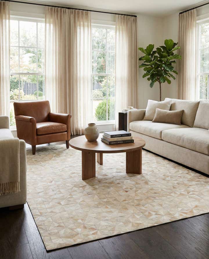 6' 9 x 9' 7 Cowhide Stocks Rug