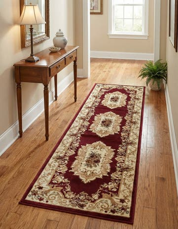 60cm x 160cm Classic Aubusson Runner Rug
