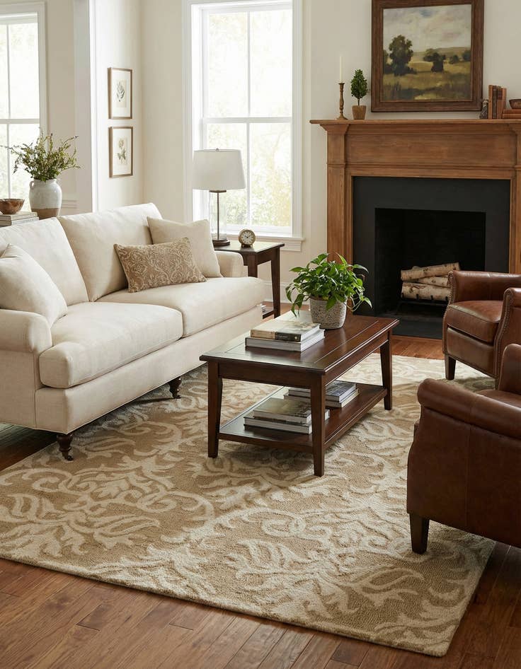 Detail image of 5' 1 x 7' Agra Rug