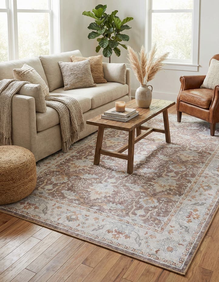 5' 1 x 8' Washable Timeless Rug