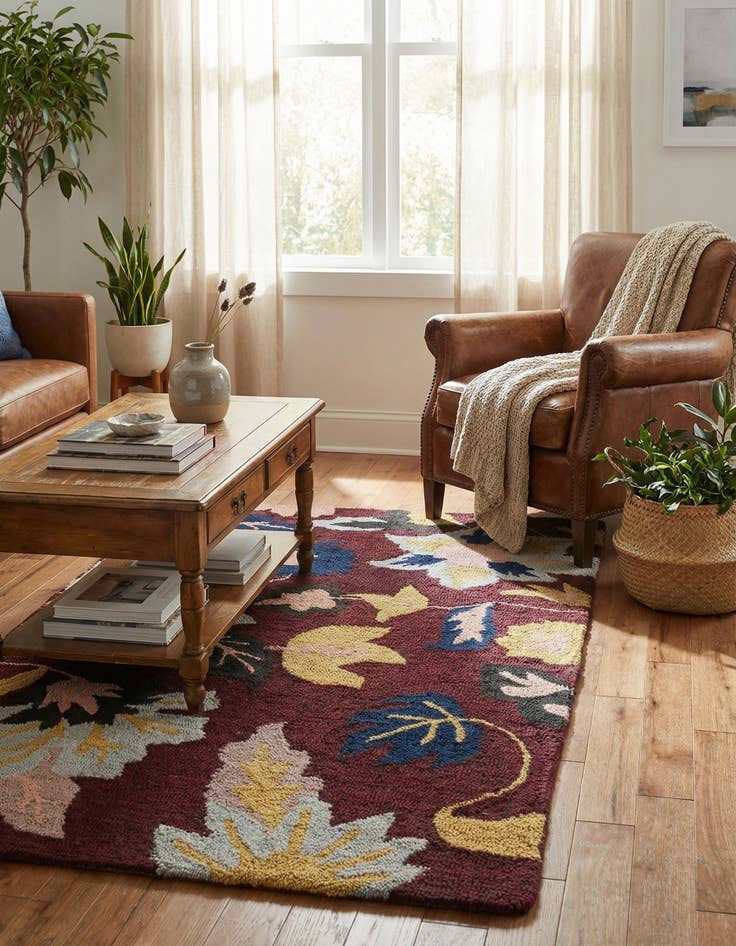 Detail image of 3' 1 x 5' Agra Rug