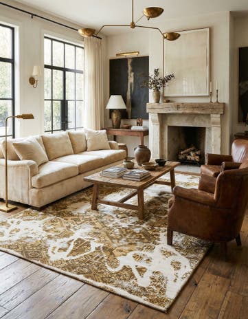 6' 2 x 9' 10 Hand Knotted Ultra Vintage Persian Wool Rug