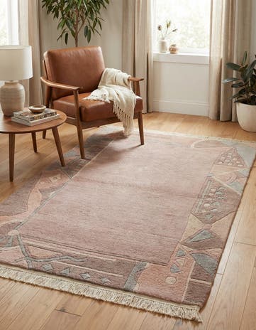 3' 1 x 5' 6 Hand Knotted Tibet Wool Rug