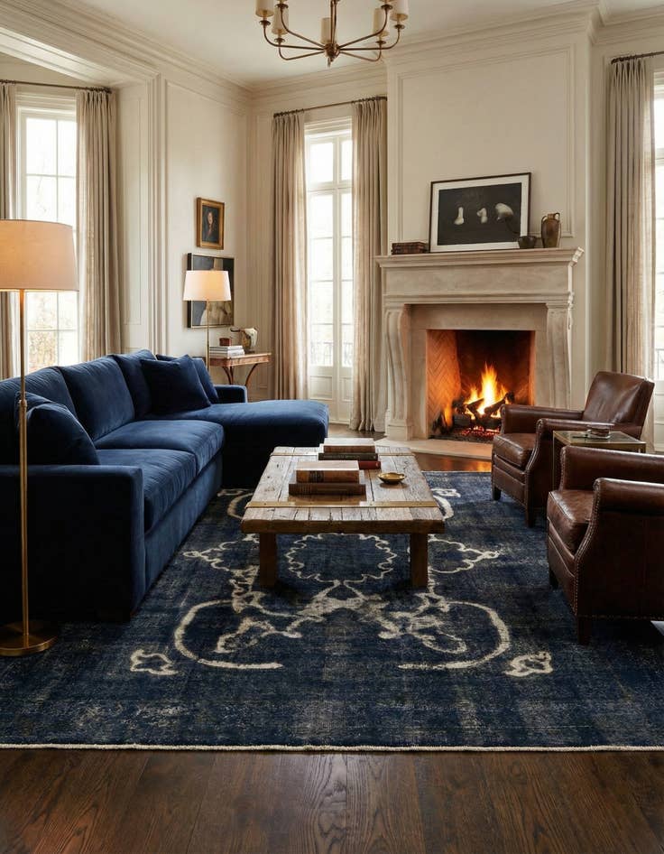 Detail image of 9' 5 x 12' 6 Vintage Rug