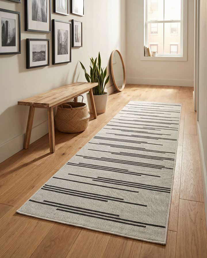 2' x 8' Easy-Clean Modern Indoor / Outdoor Runner Rug