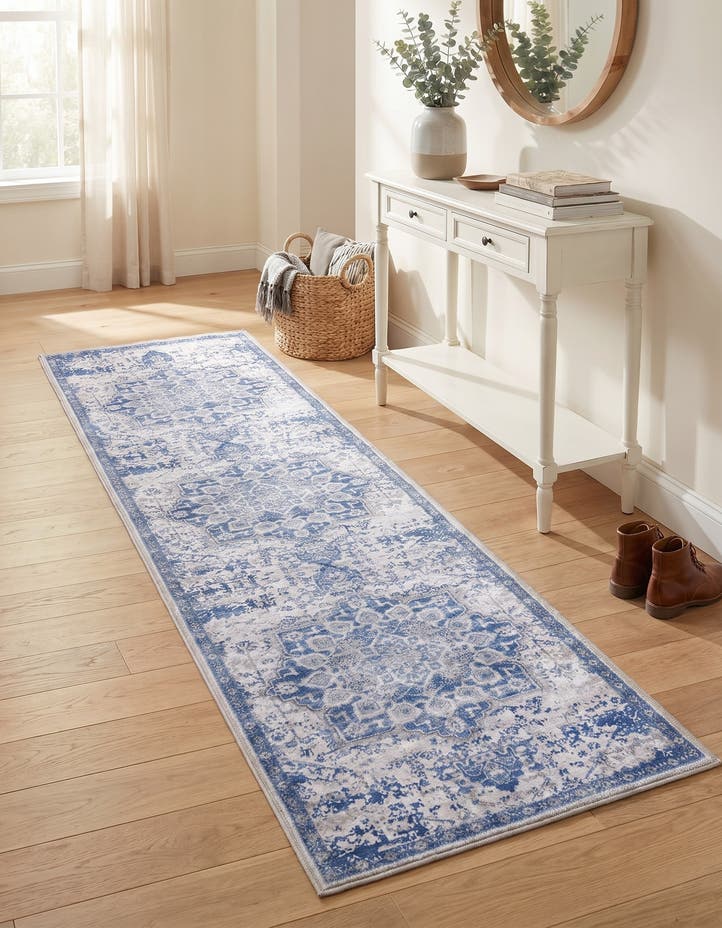 2' x 10' Washable Francesca Runner Rug