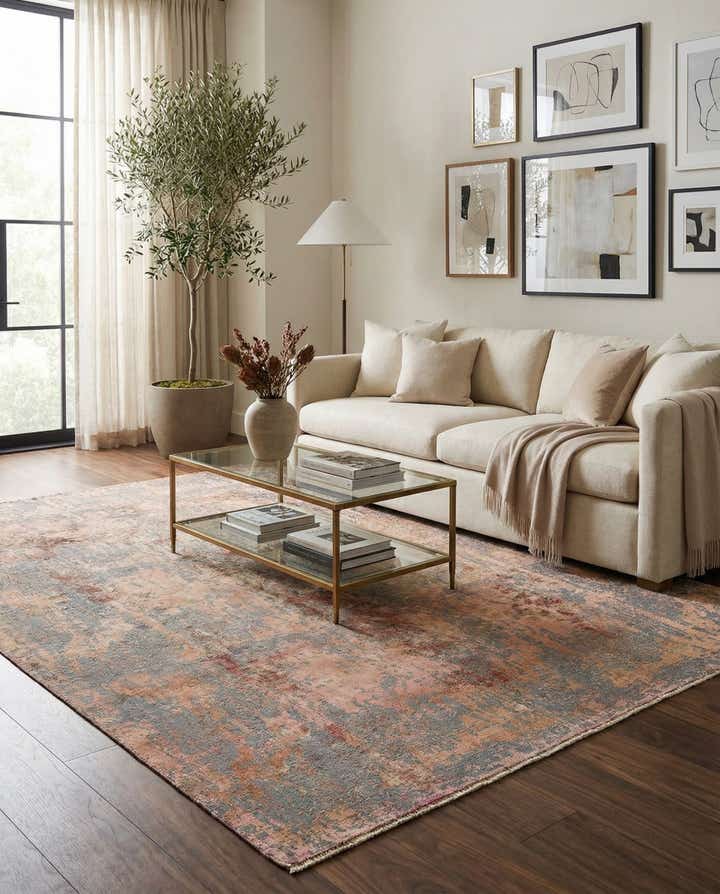 7' 5 x 10' 4 Hand Knotted Ultra Vintage Persian Wool Rug