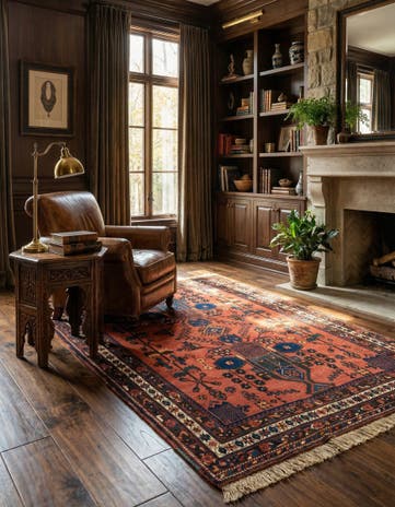 4' 3 x 6' 5 Afshar Wool Rug