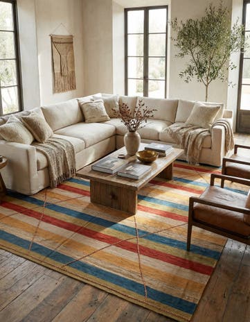 13' x 16' Hand Knotted Moroccan Wool Rug