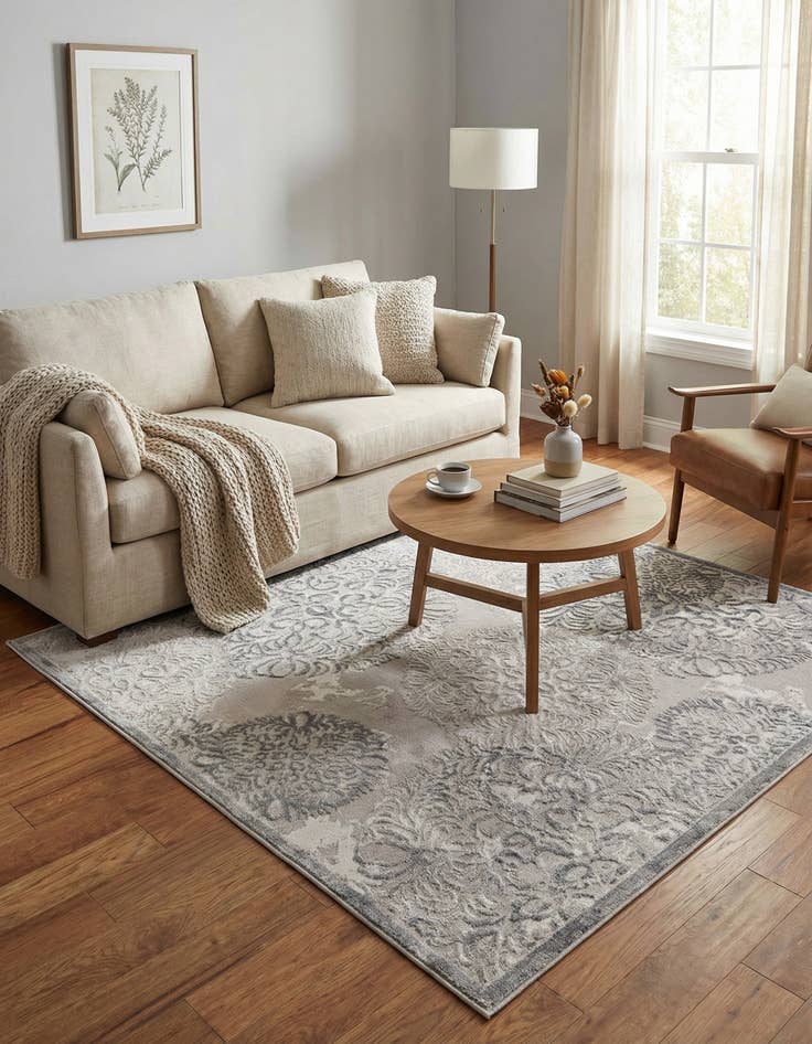 Detail image of  5' 3 x 5' 3 Derbyshire Square Rug