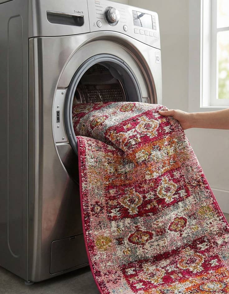 Detail image of 2' 7 x 10'  Washable Alta Runner Rug