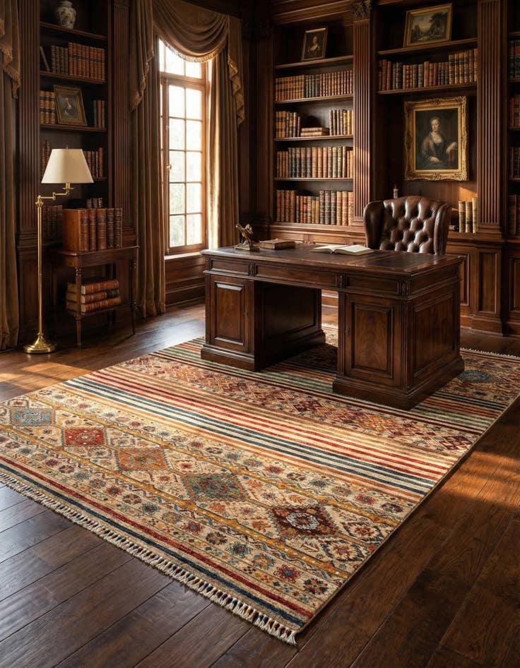 Detail image of 5' 7 x 7' 9 Ariana Ziegler Wool Rug