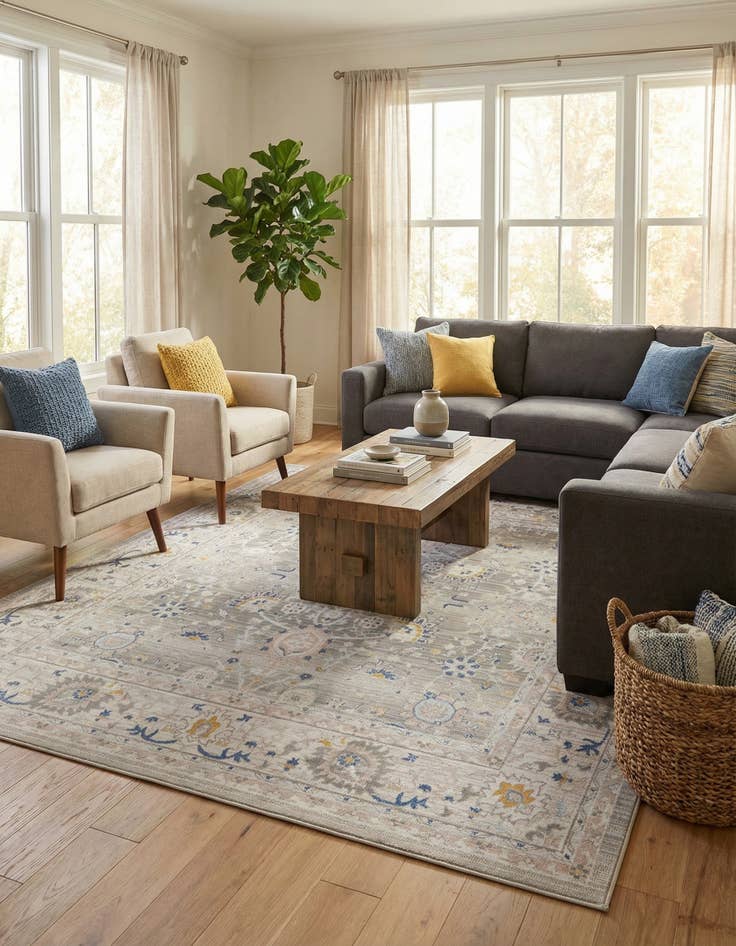 Detail image of 8' x 8' Whitney Square Rug