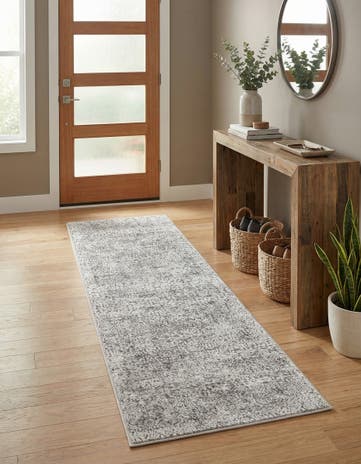 Gray Finsbury Runner Rug