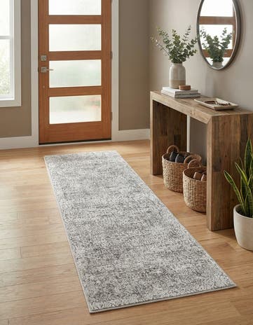 Gray Finsbury Runner Rug