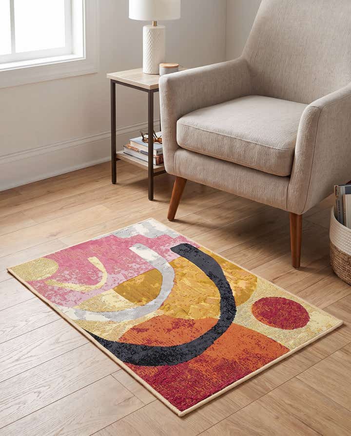 2' x 3' Easy-Clean Modern Indoor / Outdoor Rug