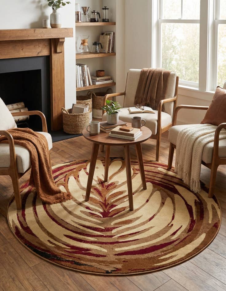 Detail image of 6' x 6' Cafe Round Rug