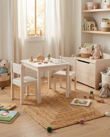  2' x 4' 1  Hand Braided Kids Braided Jute Runner Rug