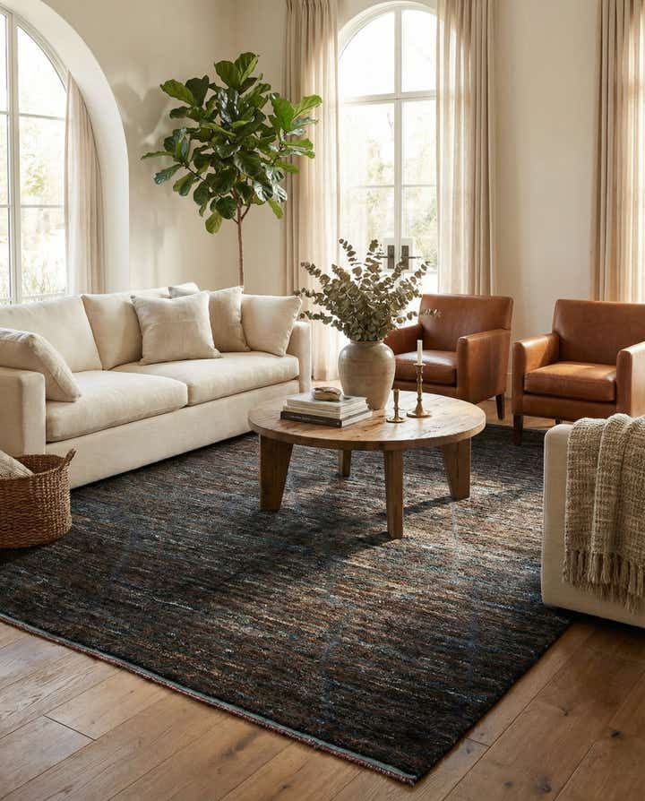 7' 10 x 10' 2 Hand Knotted Moroccan Wool Rug