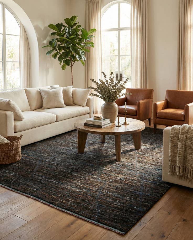 Detail image of 7' 10 x 10' 2 Hand Knotted Moroccan Wool Rug