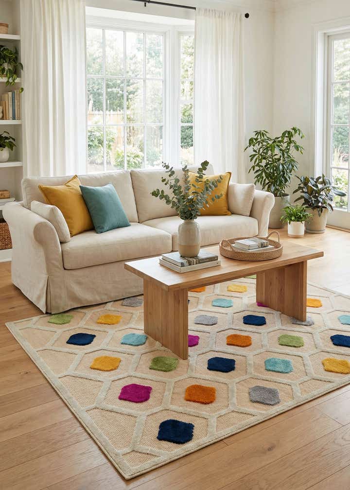 6' x 9' Easy-Clean Aruba Indoor / Outdoor Rug