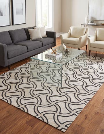5' 1 x 8' 1 Cowhide Rug