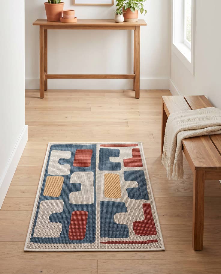 Detail image of 2' x 3' 1 Easy-Clean Baja Indoor / Outdoor Rug