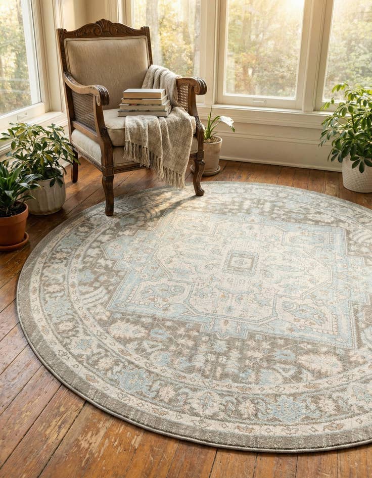 Detail image of 7' x 7' Whitney Round Rug