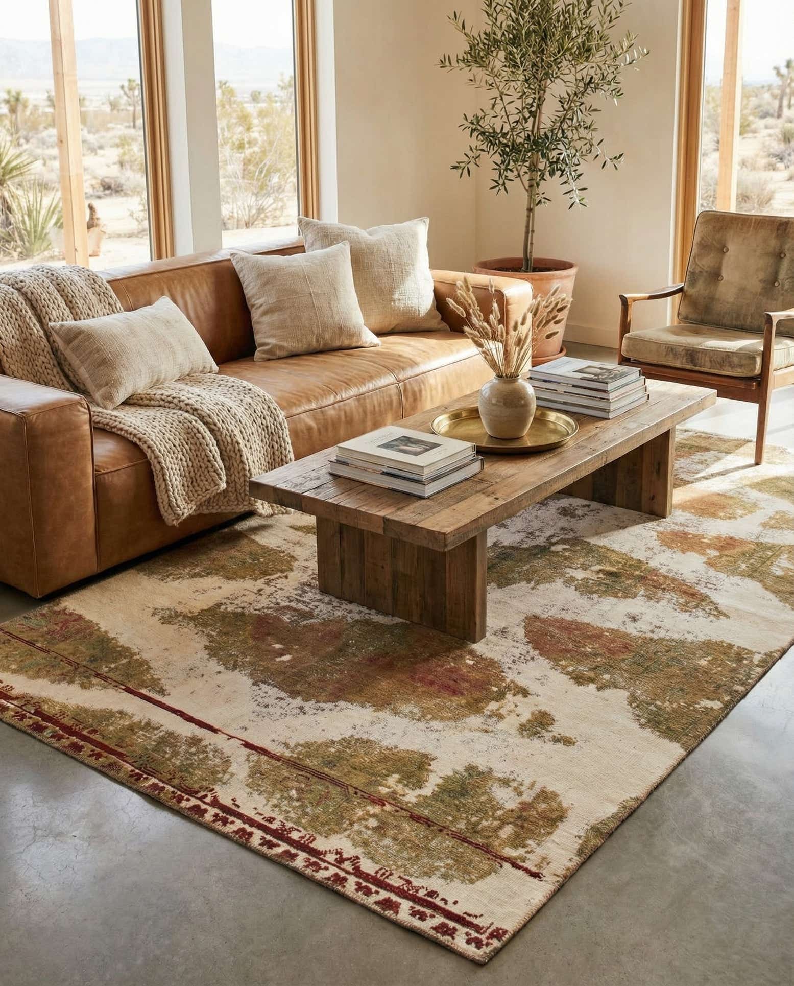 5' 10 x 9' 5 Hand Knotted Ultra Vintage Persian Wool Rug