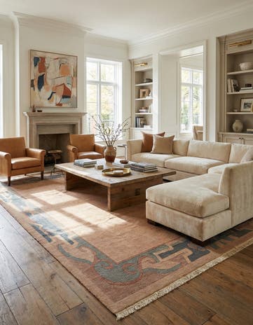 8' 3 x 11' 6 Hand Knotted Nepal Wool Rug