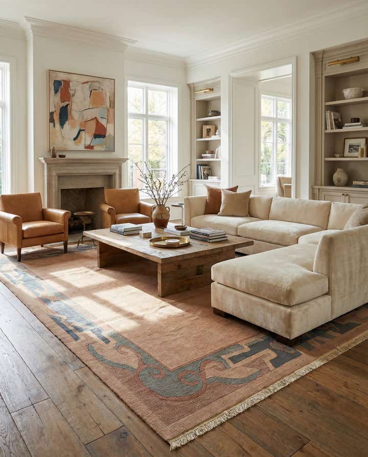 8' 3 x 11' 6 Hand Knotted Nepal Wool Rug