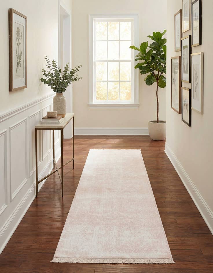 Detail image of 2' 7 x 9' 10 Hand Knotted Darya Wool Runner Rug