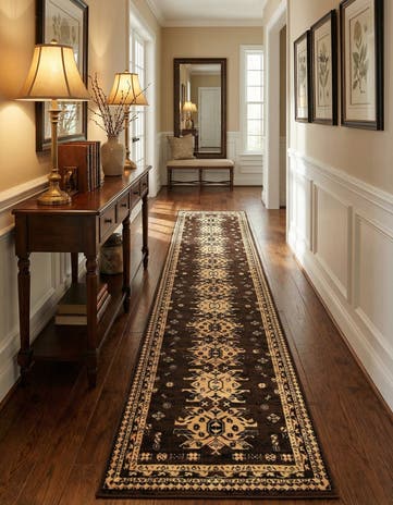 3' x 16' 5 Heris Runner Rug