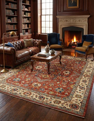 9' 1 x 11' 6 Sara Wool Rug