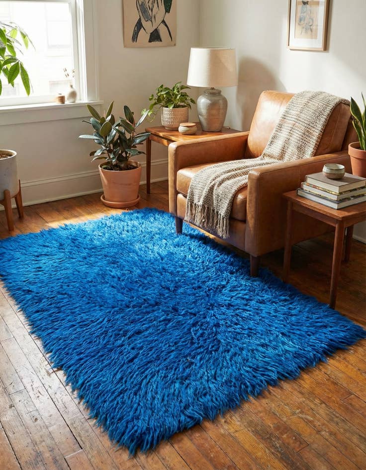 Detail image of  2' 3 x 3' 4  Hand Knotted Moroccan Wool Rug